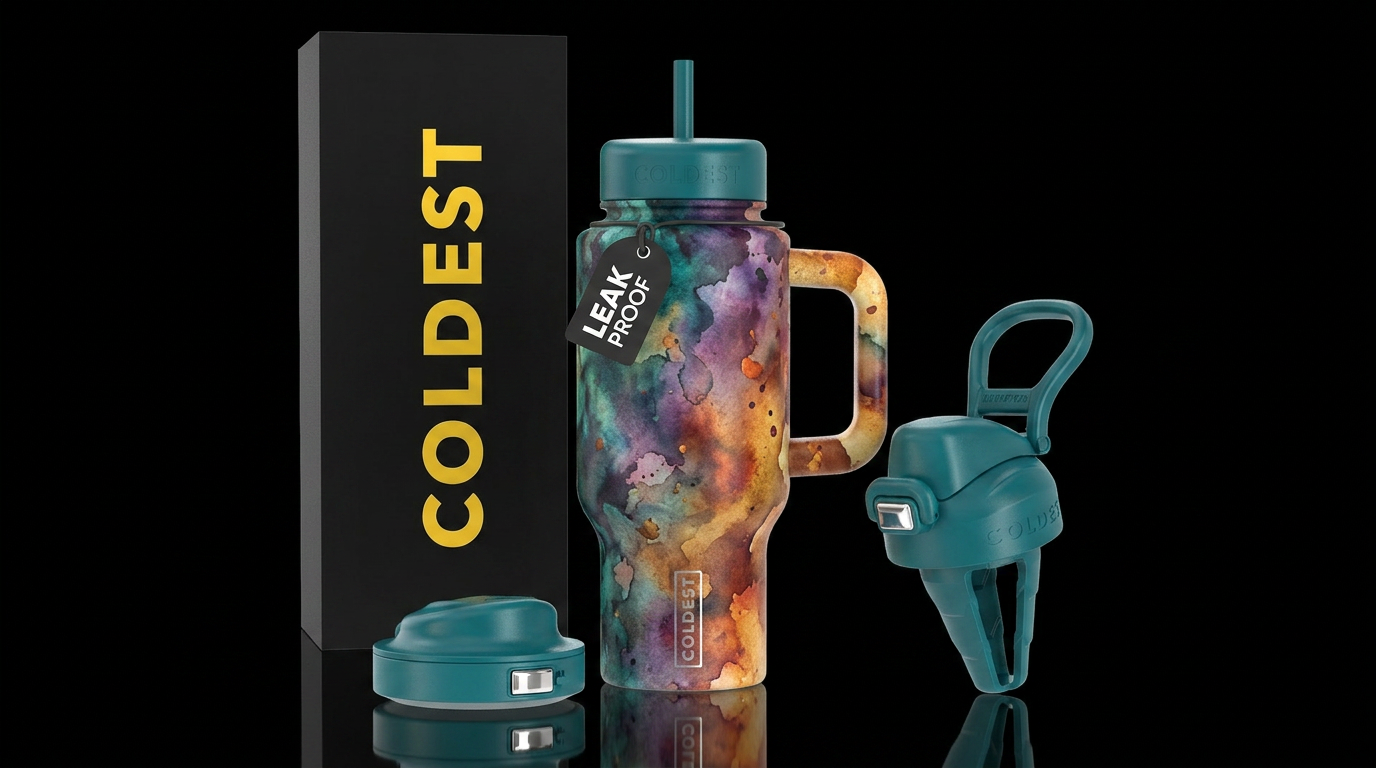 rustic, inbued, watercolor, stylistic water bottle design