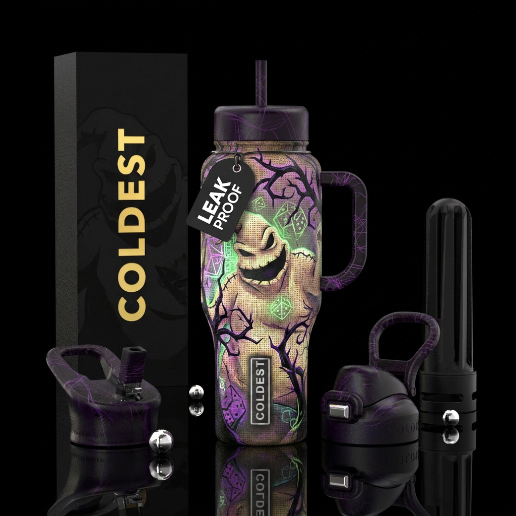 Nightmare Before Christmas Oogie Boogie inspired, ... water bottle design