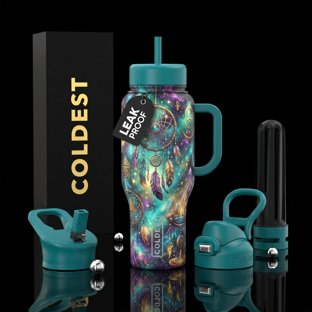 Dream catchers dream, fantasy, magical, beautiul, ... water bottle design