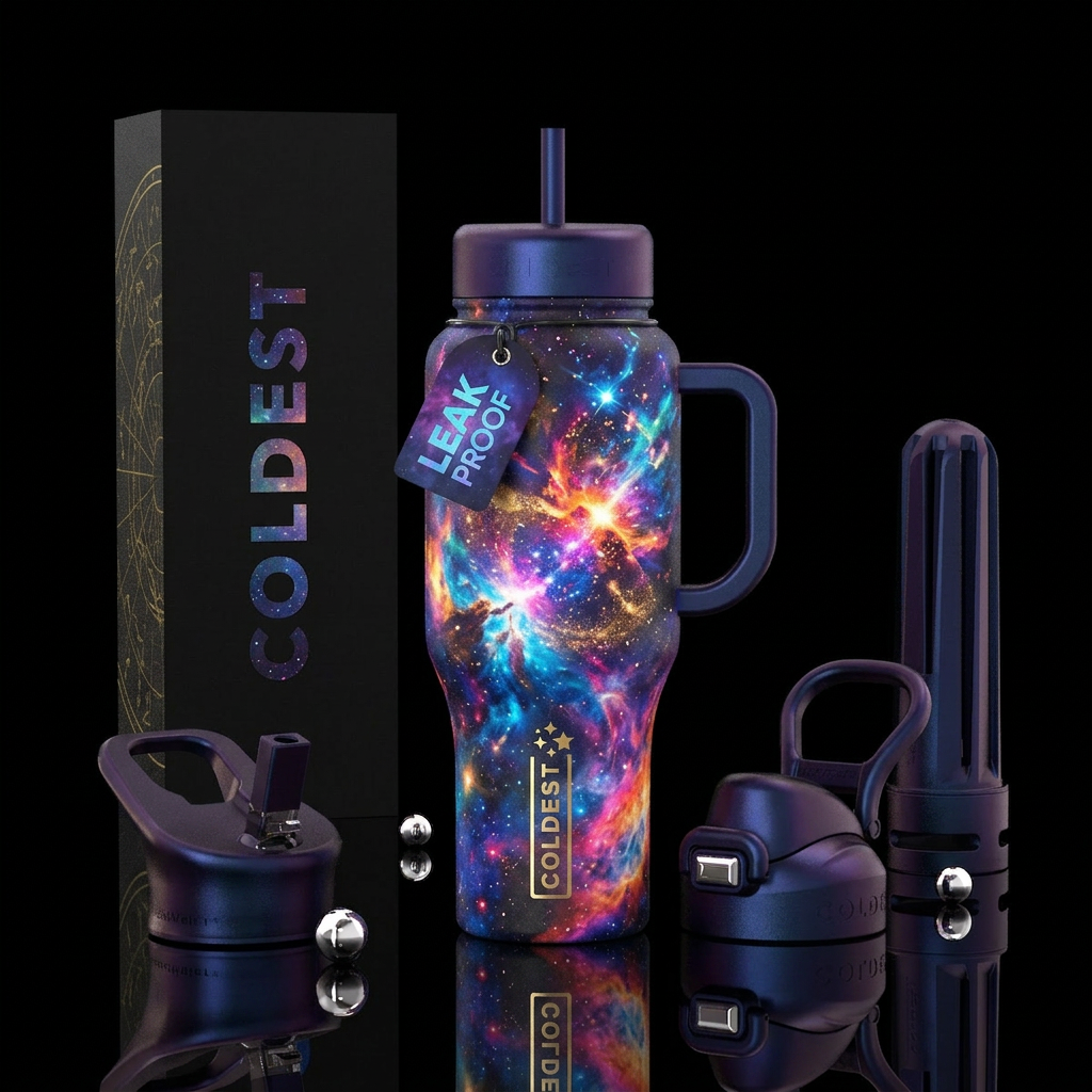Supernova water bottle design