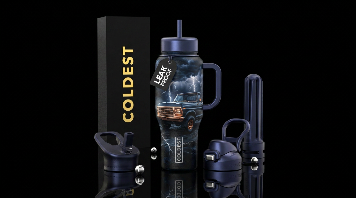 Thunderstorm  classic truck water bottle design