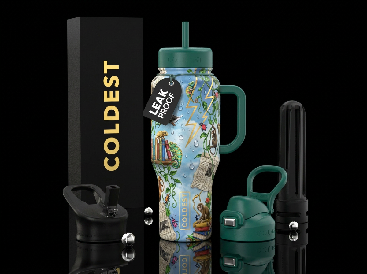 Sunday morning water bottle design