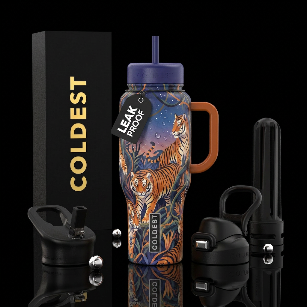 Majestic water bottle design