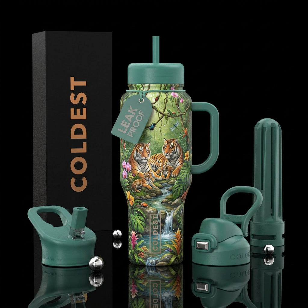Fierce Family water bottle design