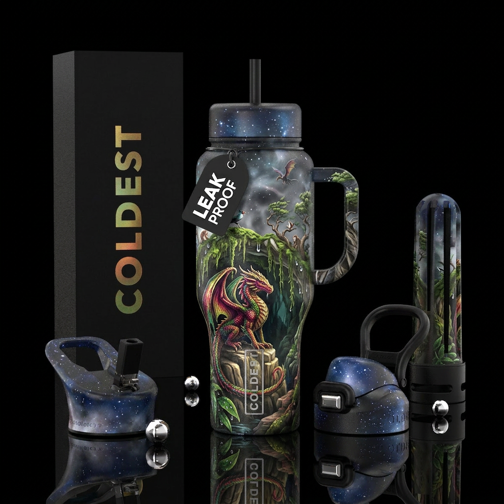 Dragon water bottle design