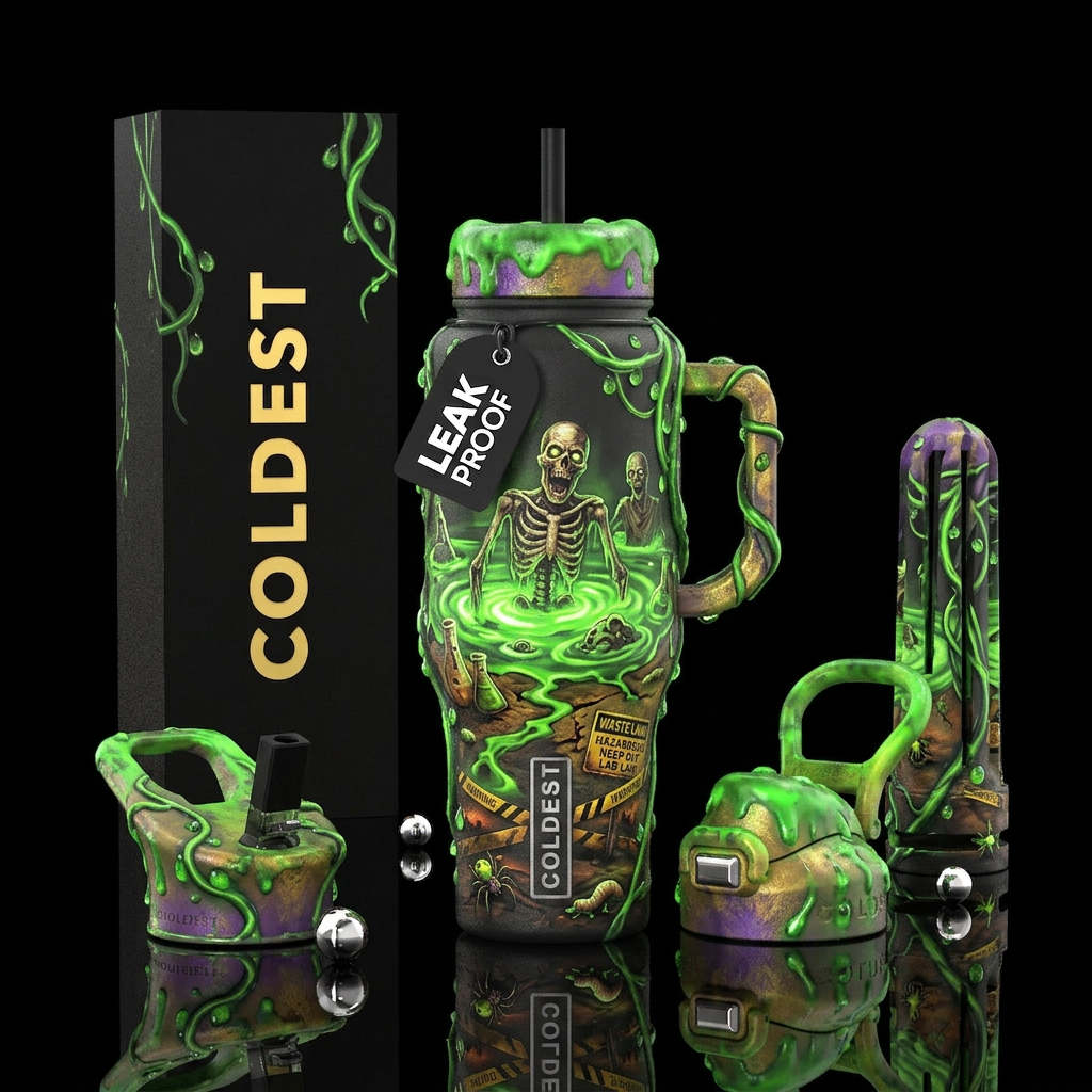 Zombie water bottle design