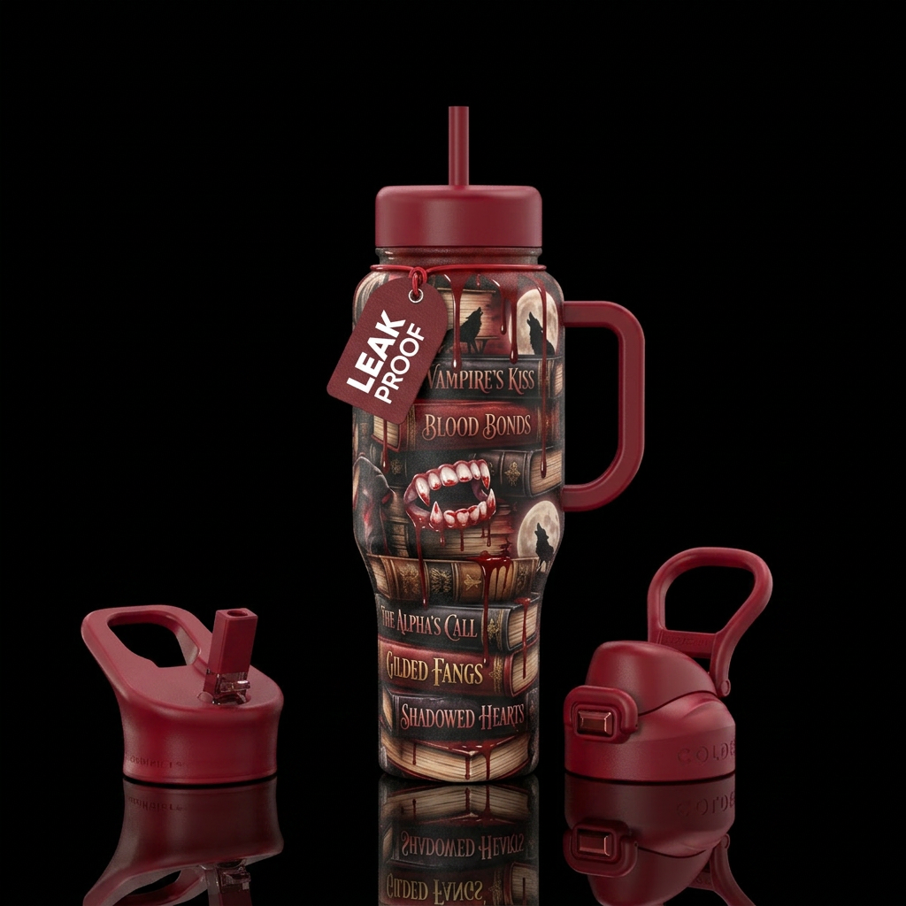 My Bloody Romance water bottle design