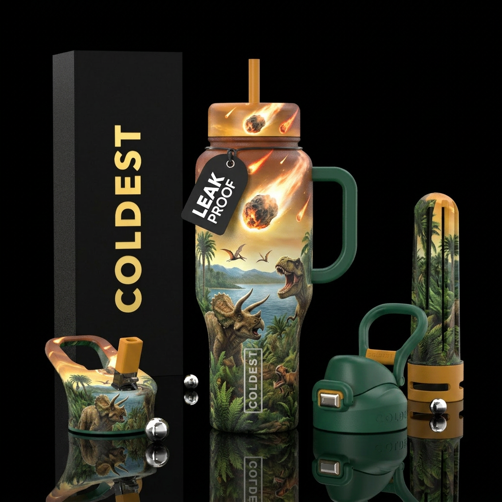 Uh oh water bottle design