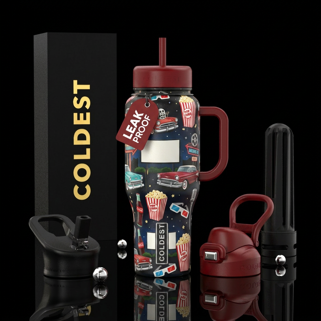Drive in water bottle design