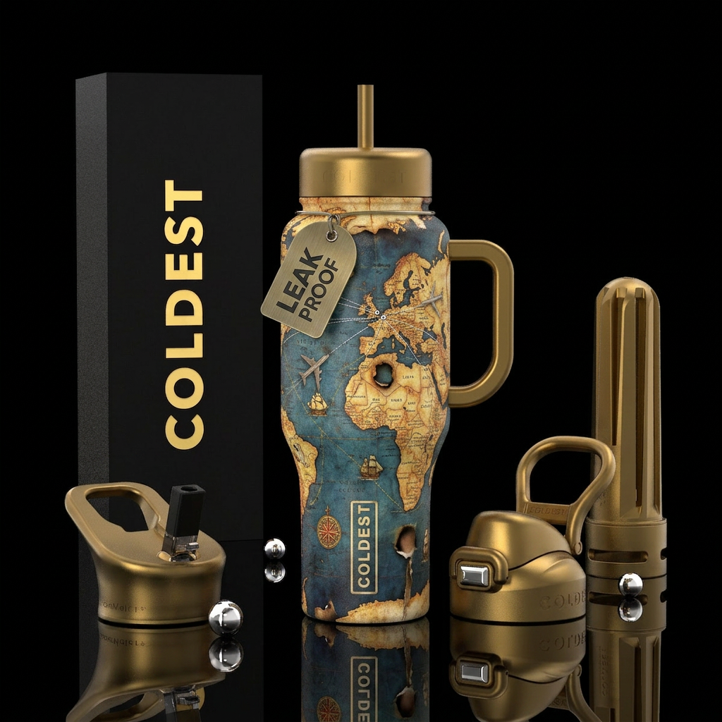 Old and new water bottle design