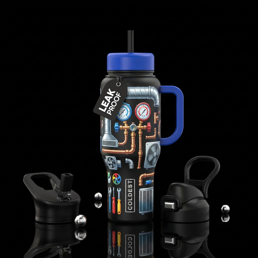 Hvac water bottle design