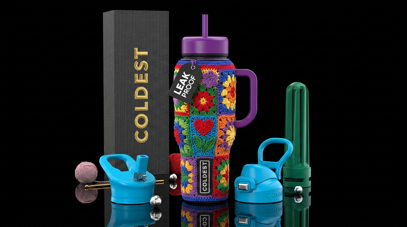 Crochet Project water bottle design