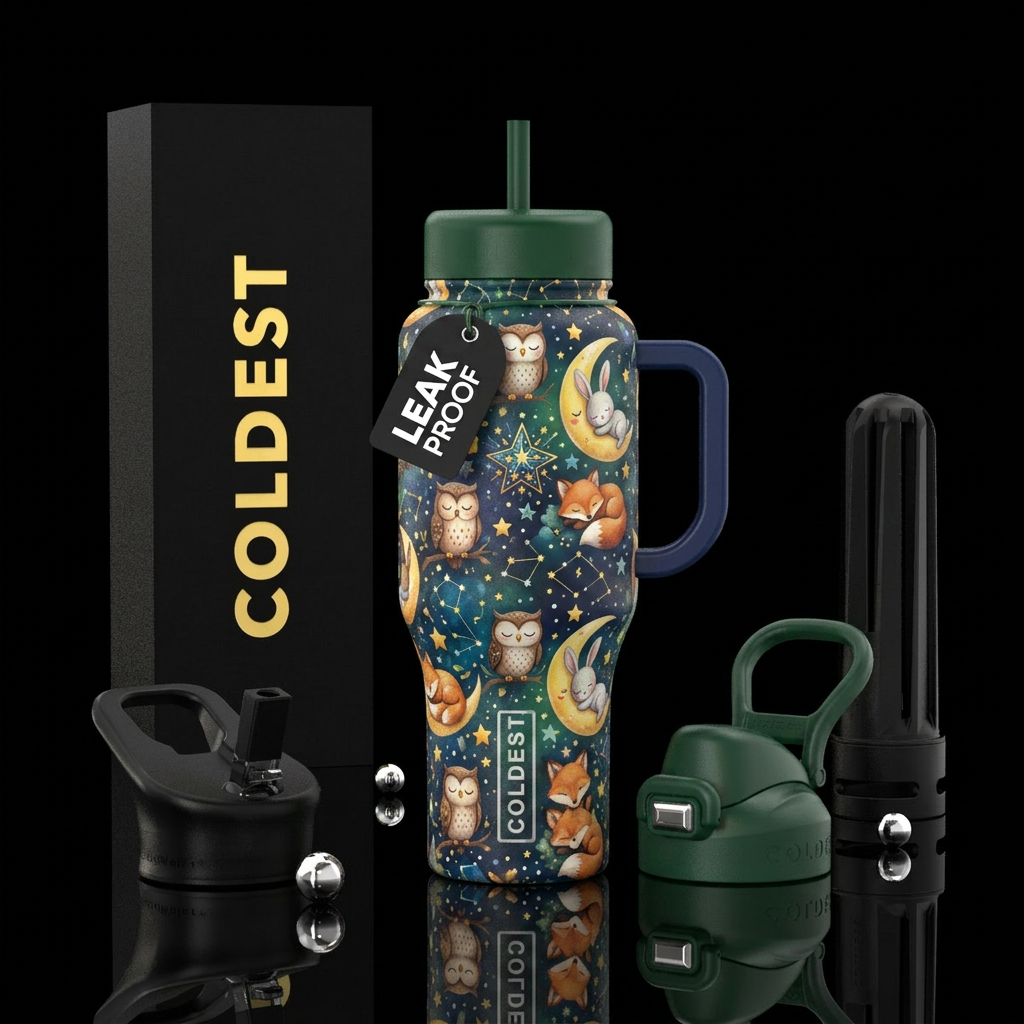 So Sleepy water bottle design
