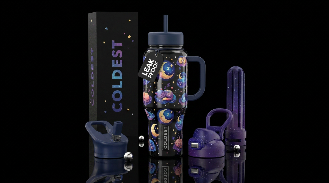 So Sleepy water bottle design