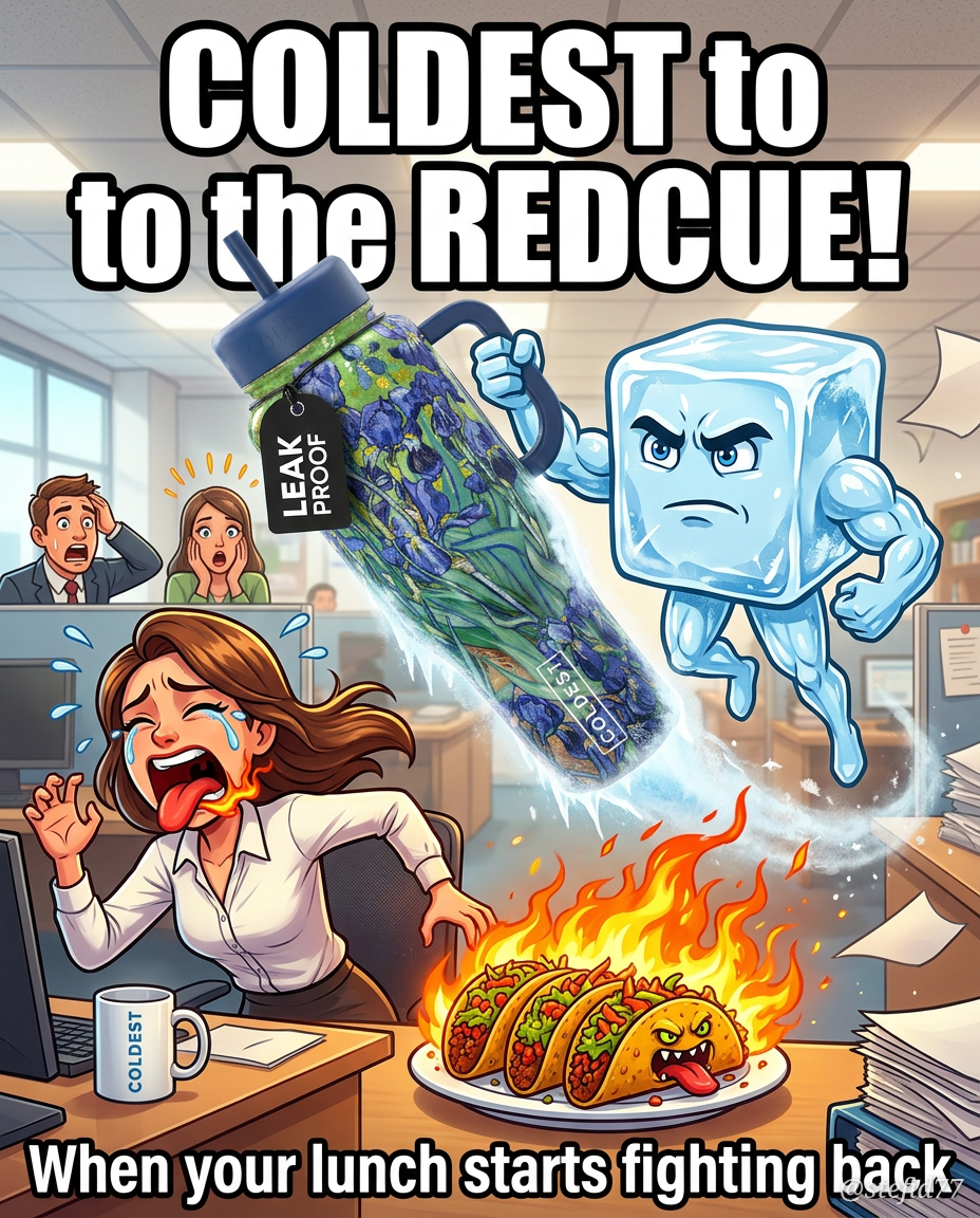 Coldest to the rescue! water bottle design