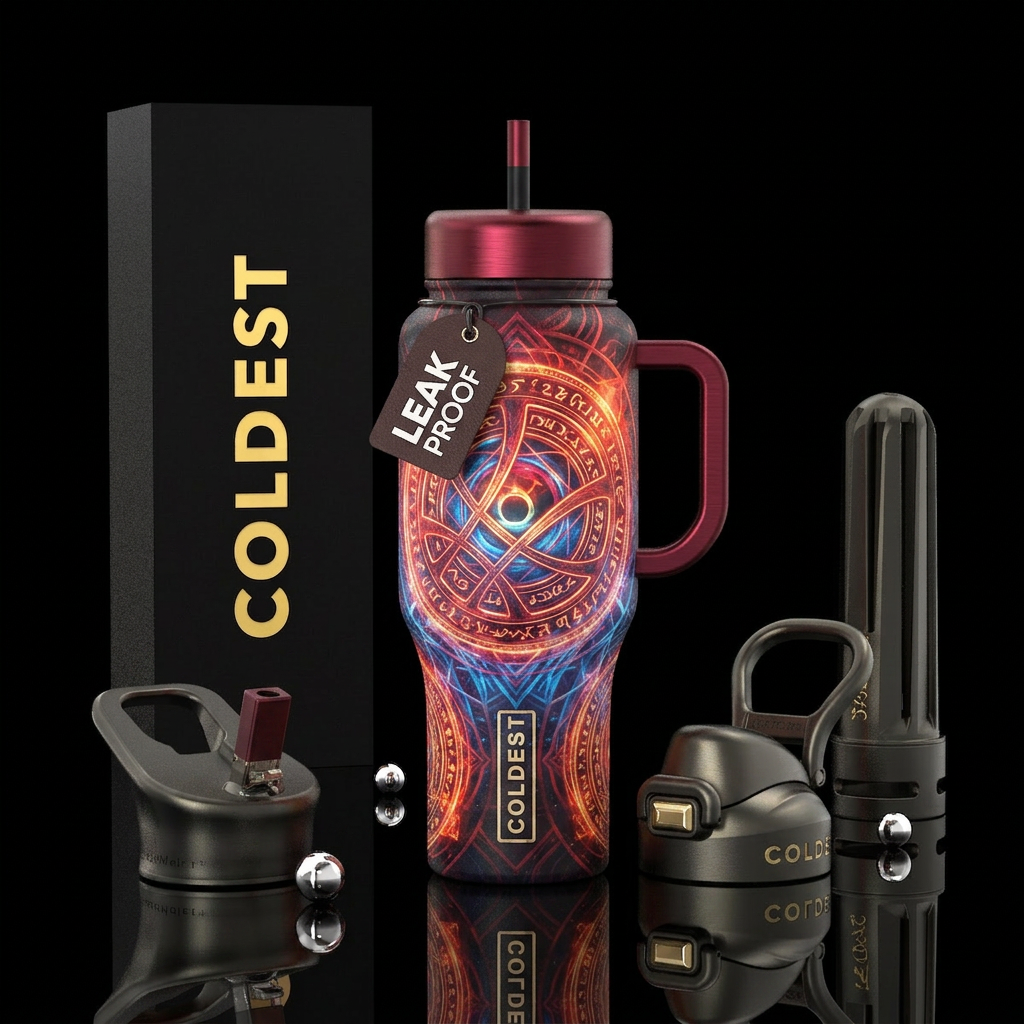 Dr Strange water bottle design