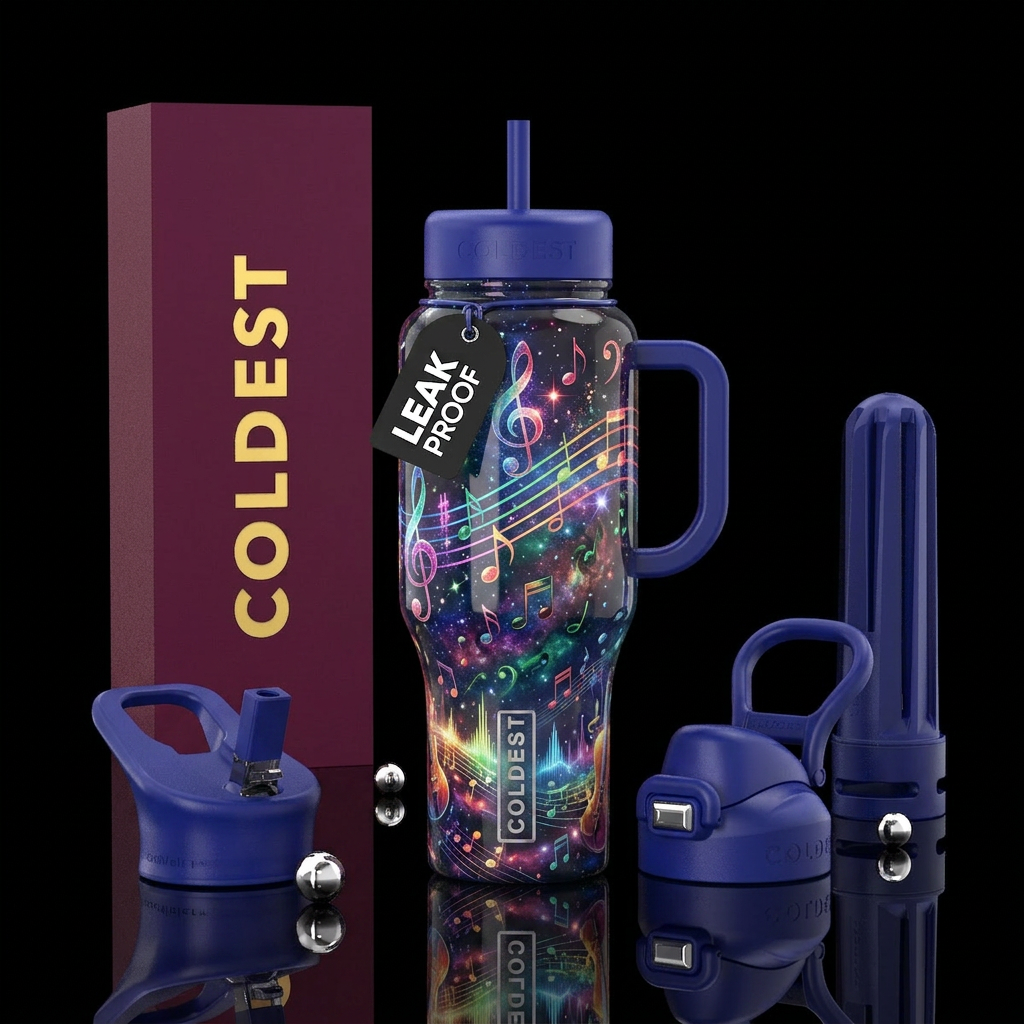 Musical Experience water bottle design