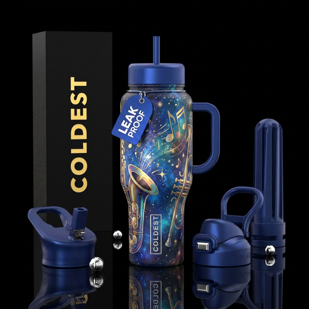 Gettin Jazzy water bottle design