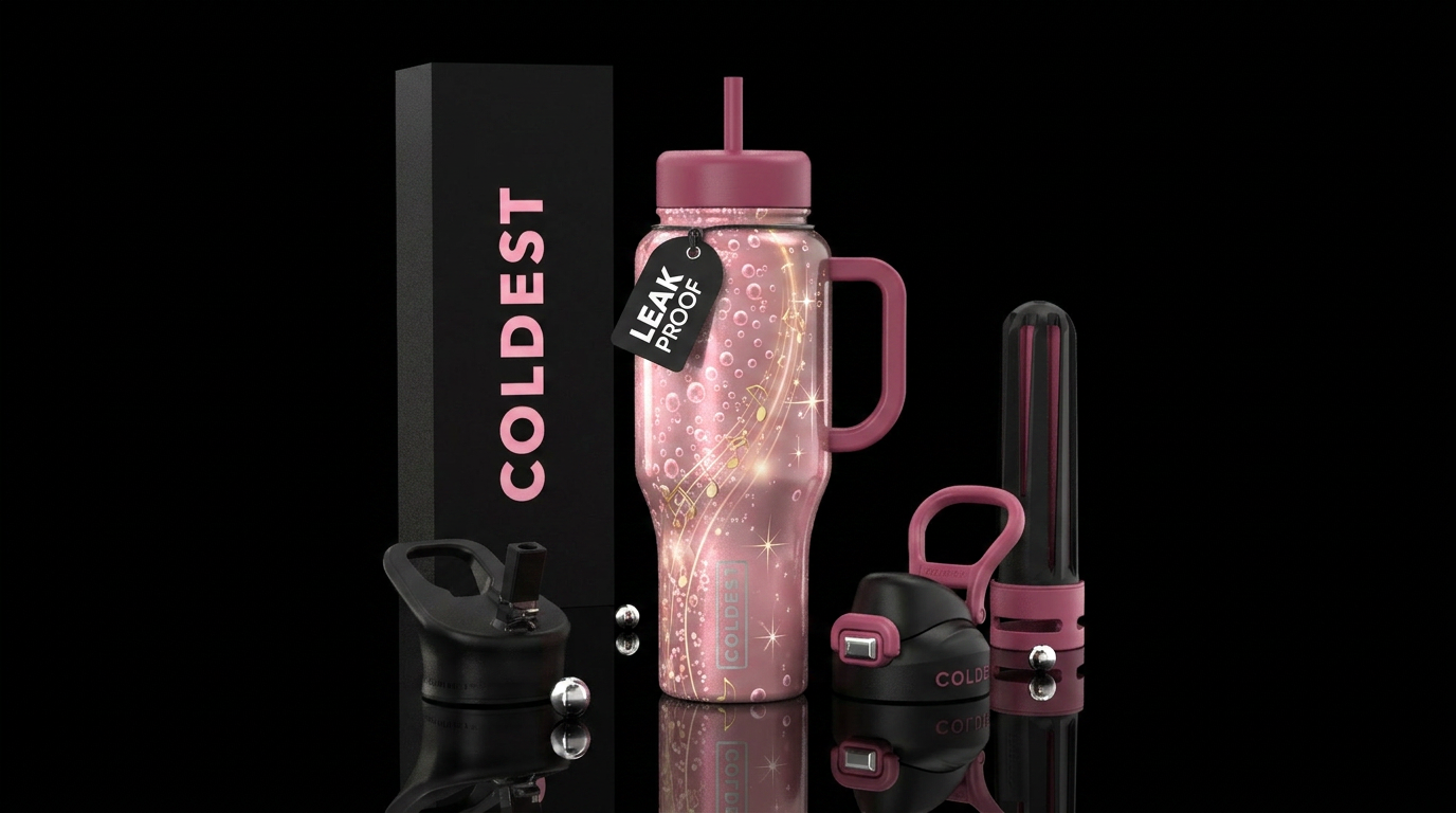Taste of Music water bottle design