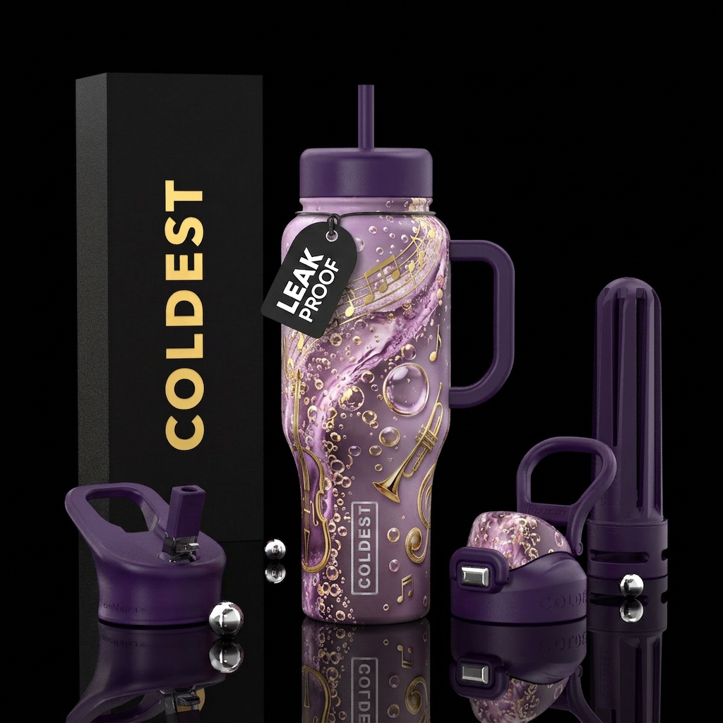 Making Musical Bubbles water bottle design
