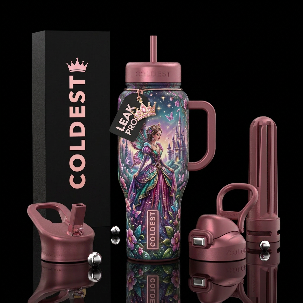 Fairy Princess water bottle design