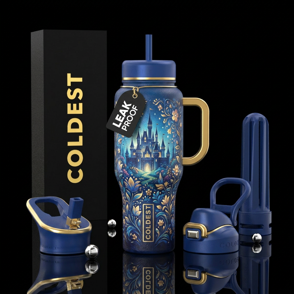 Fairytale water bottle design