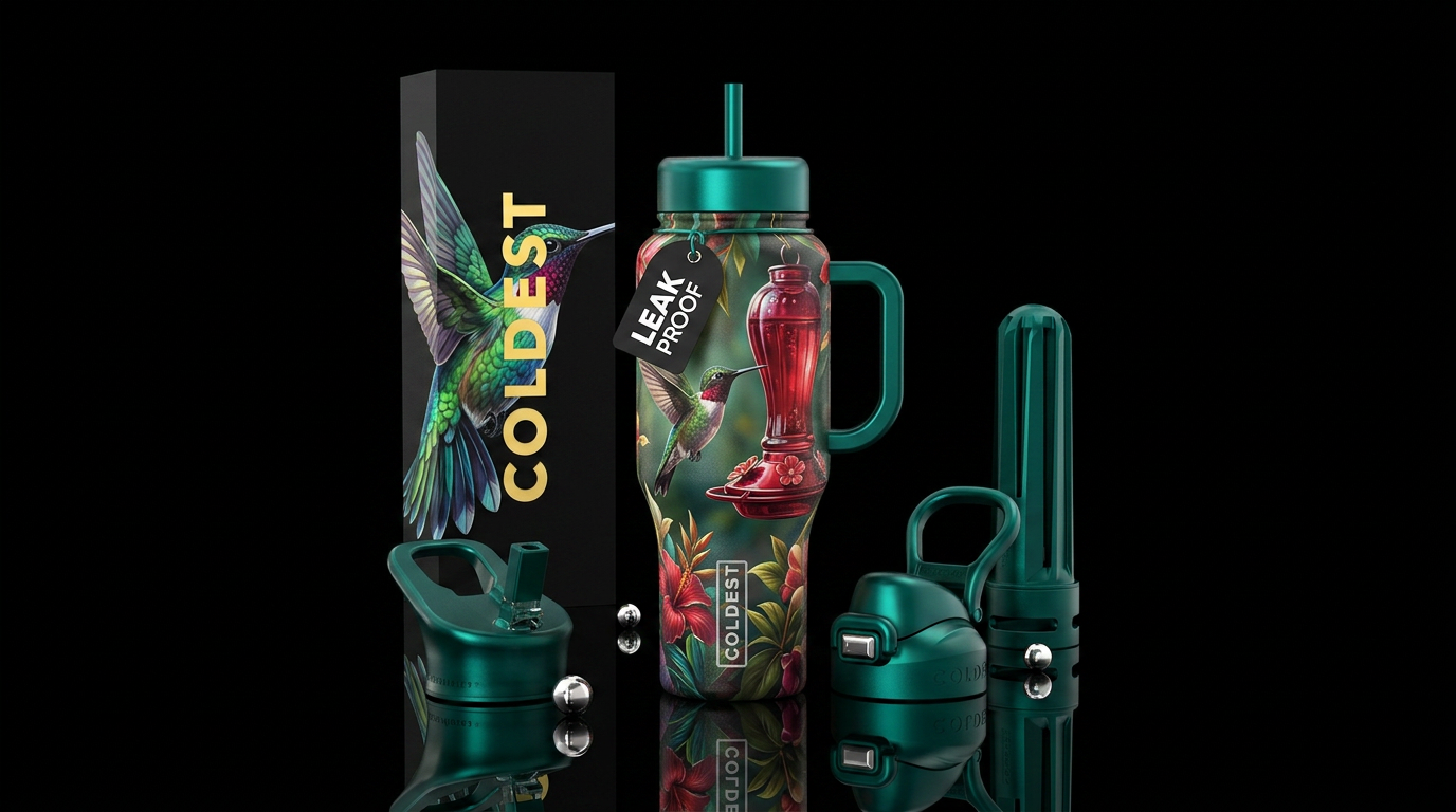 Hummingbird Feeder water bottle design