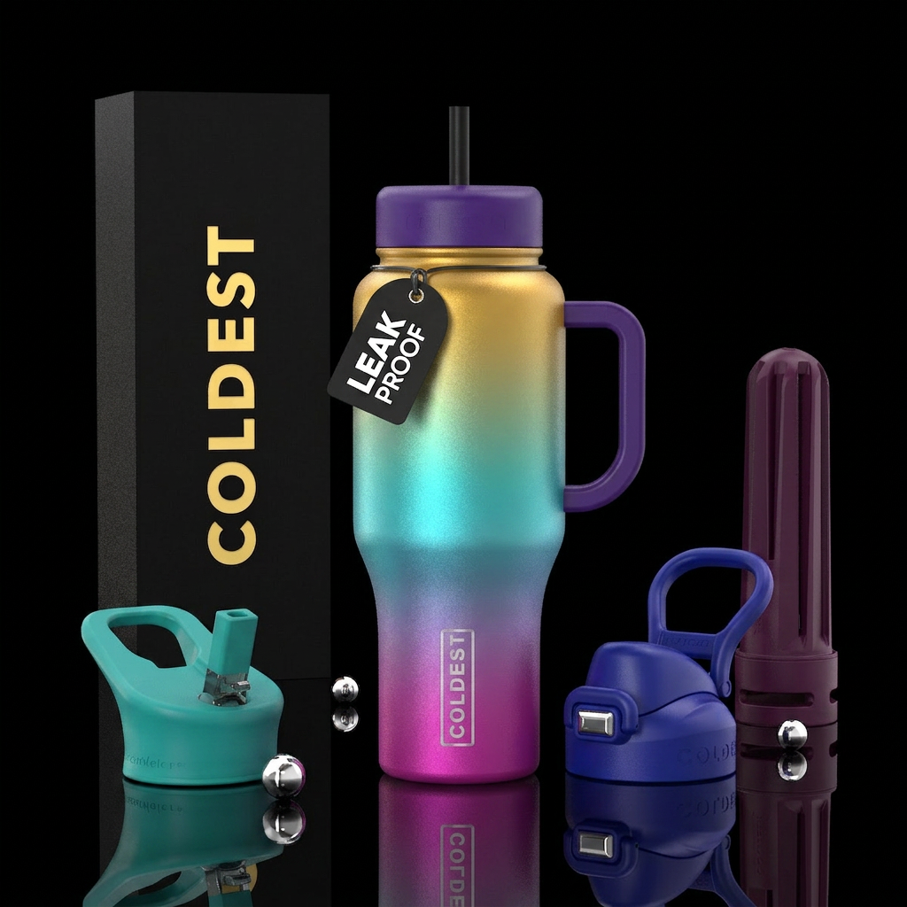 Color Flow water bottle design