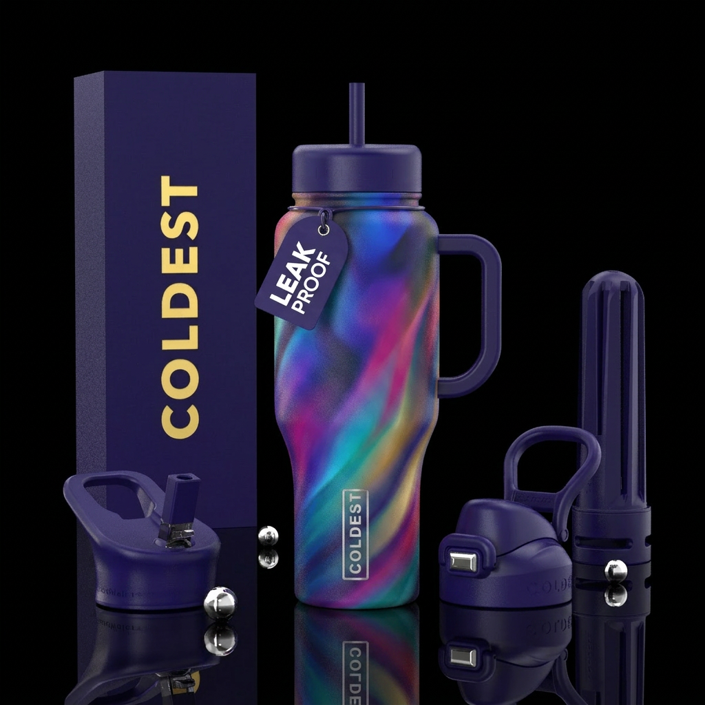 Color Flow water bottle design