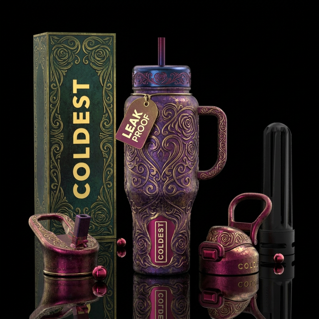 Pure Romance water bottle design