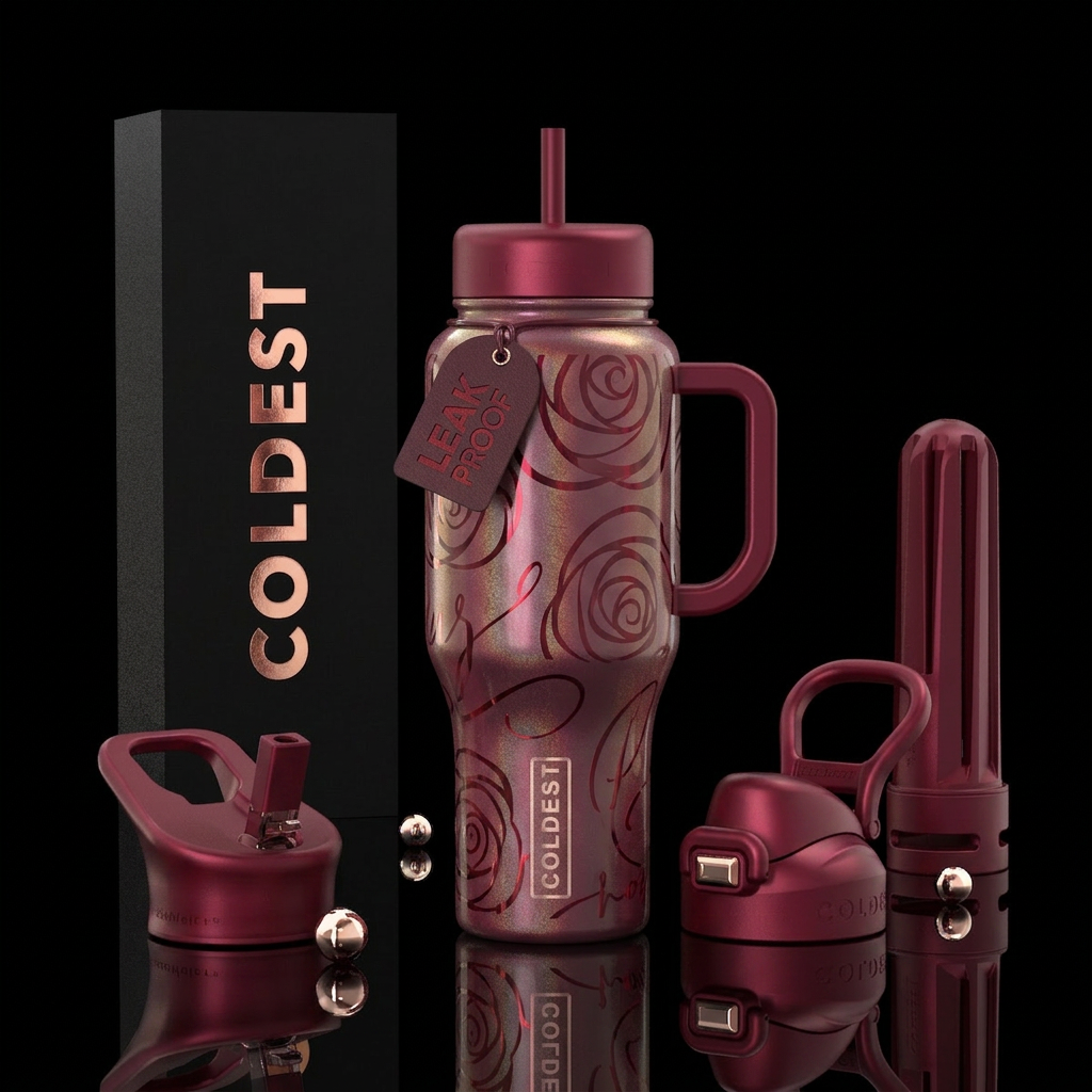 Pure Romance water bottle design