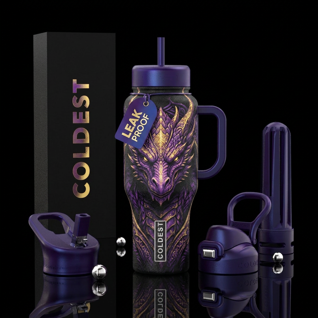 Dragon King water bottle design
