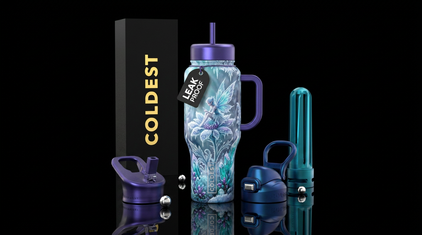 Coldie Dream Fairy water bottle design