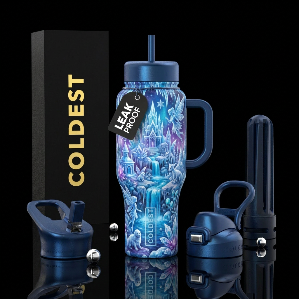 Coldie Fairy Land water bottle design