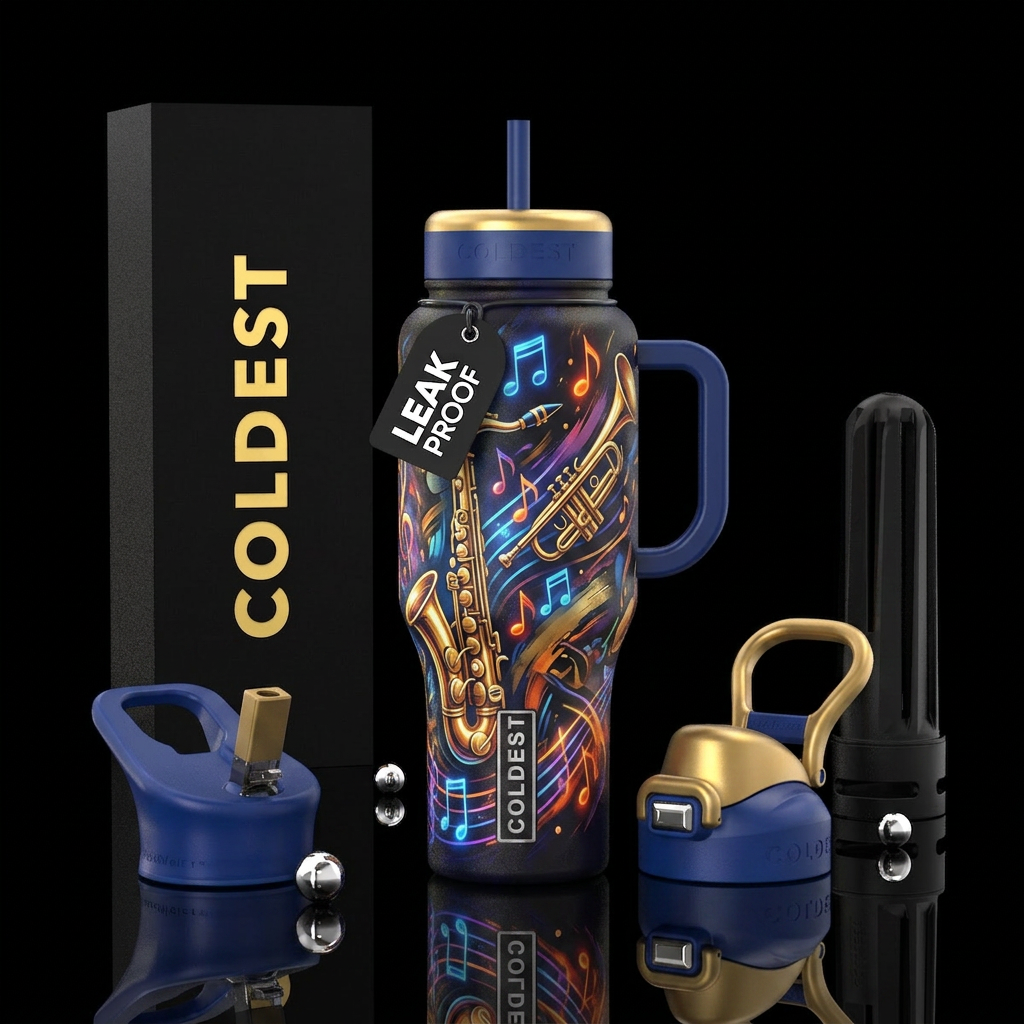 Jazz water bottle design