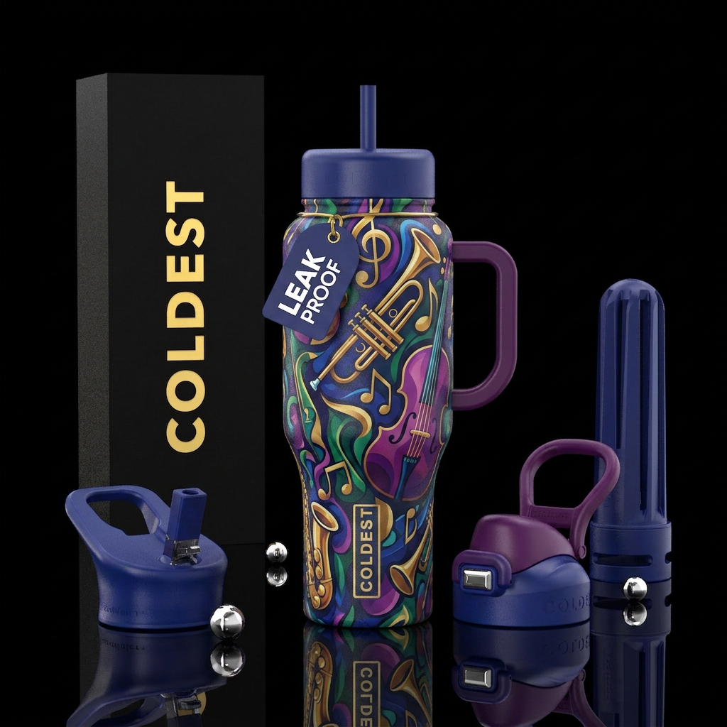 Jazz water bottle design