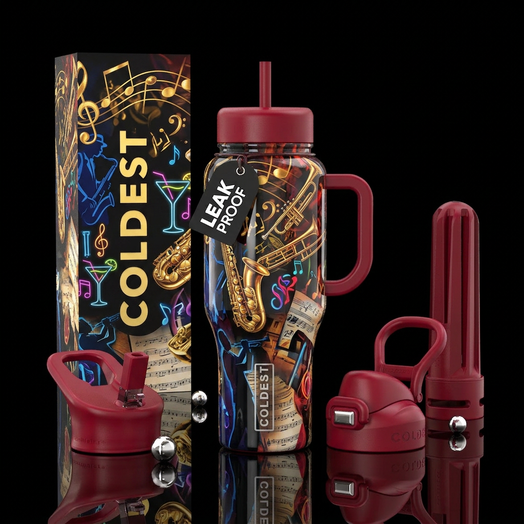 Jazz water bottle design