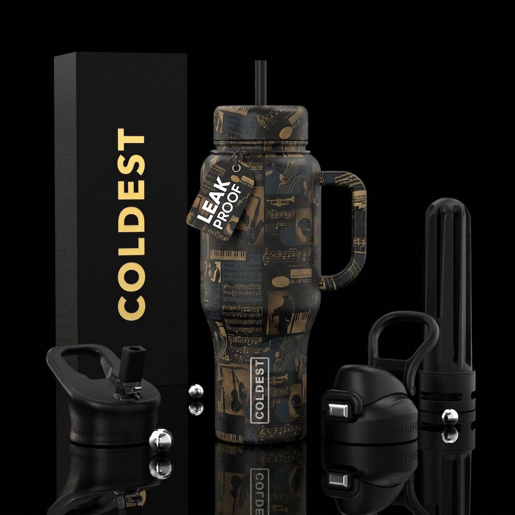 Jazz water bottle design