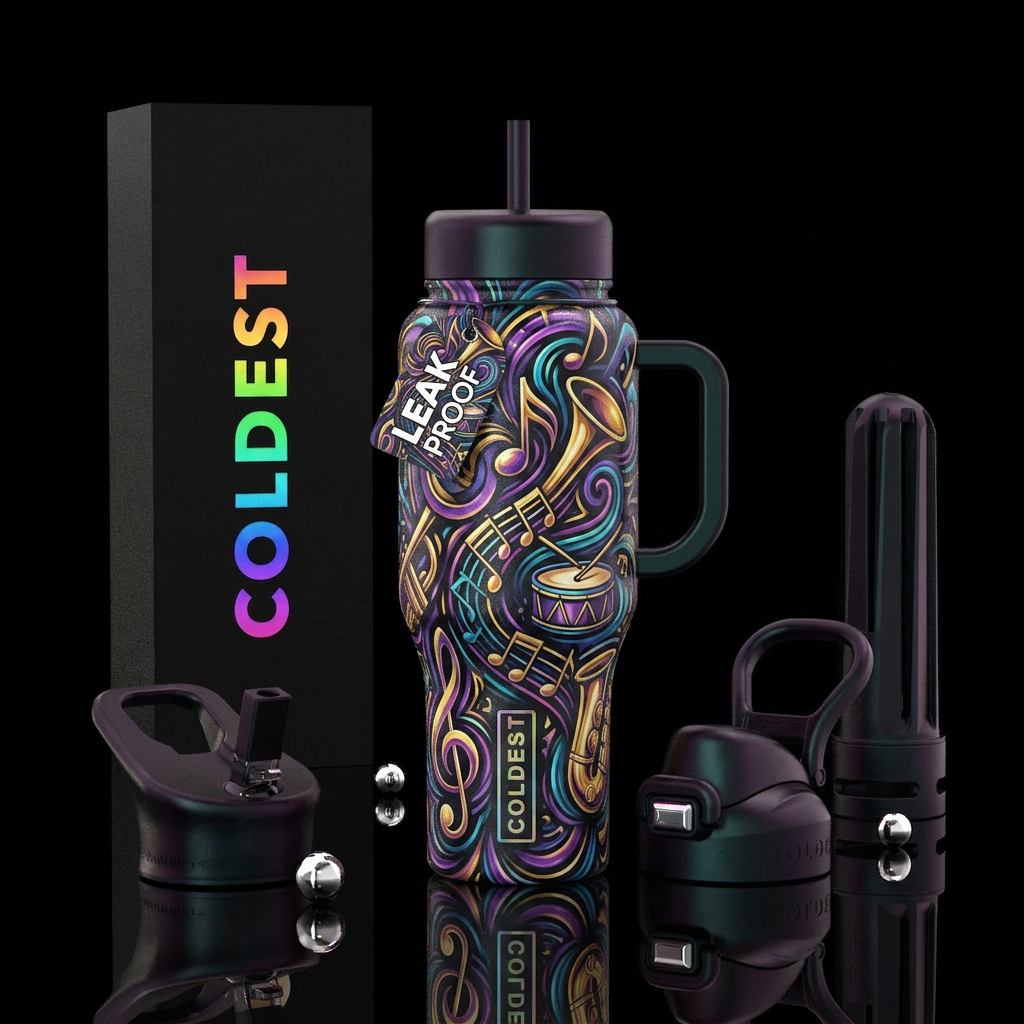 Jazz water bottle design