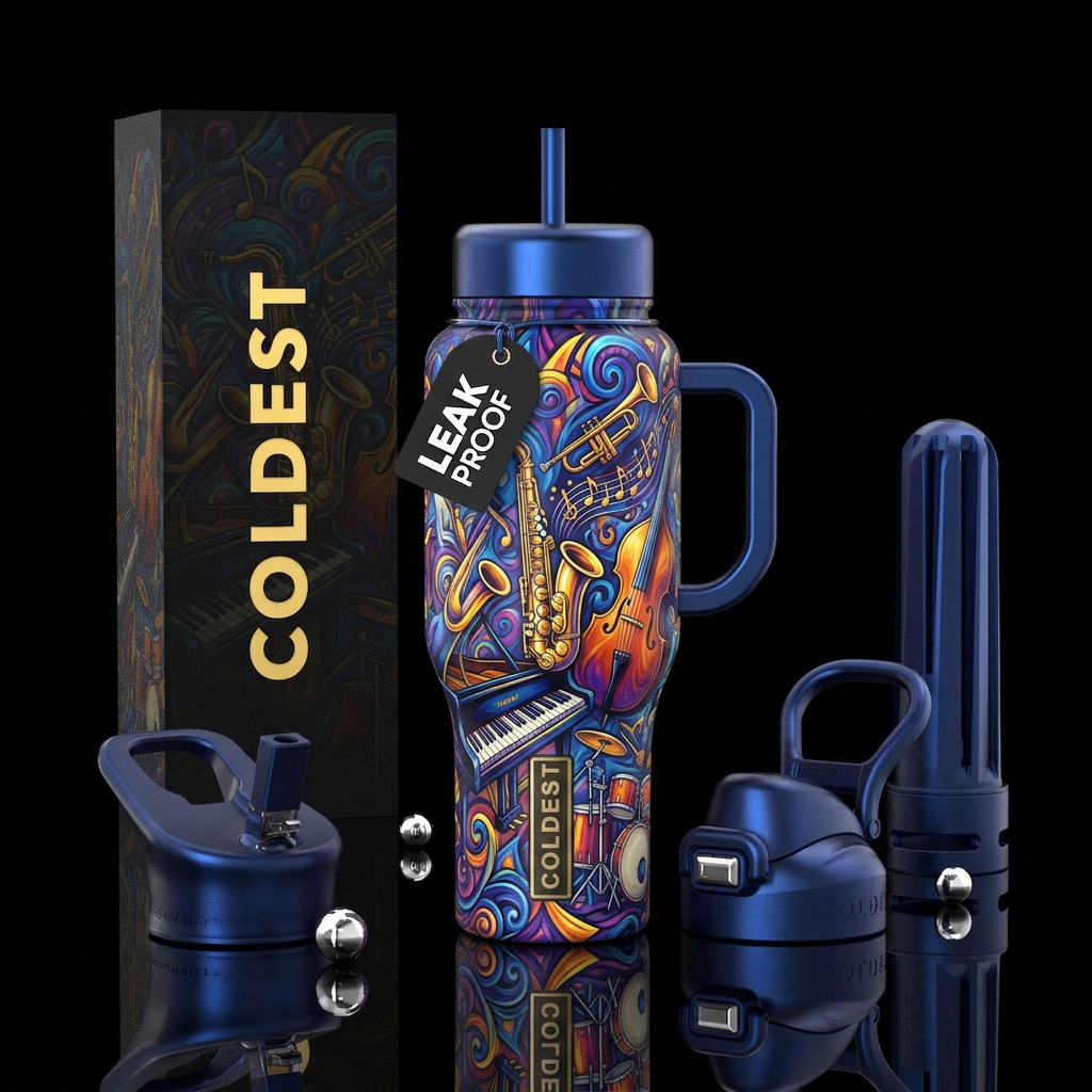 Jazz water bottle design