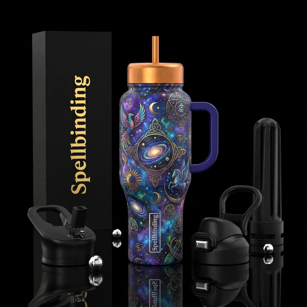Mystic Mind water bottle design