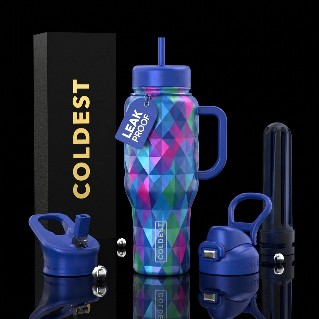 Diamond Day water bottle design