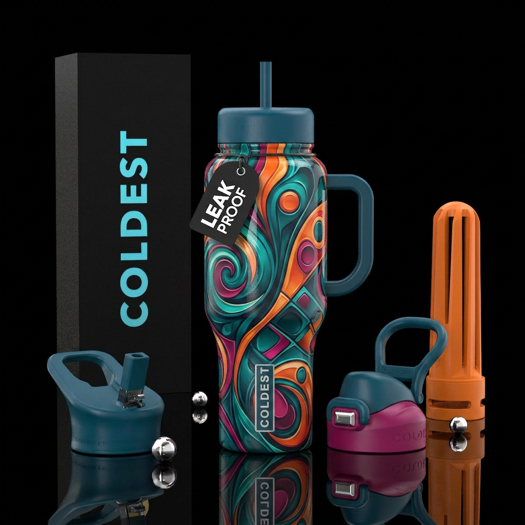 Designer water bottle design