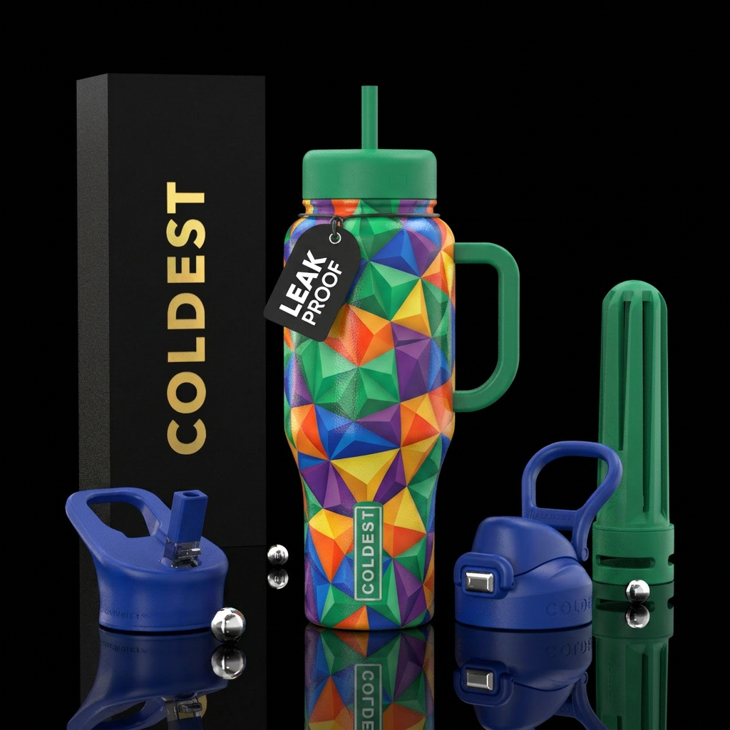 All Angles water bottle design