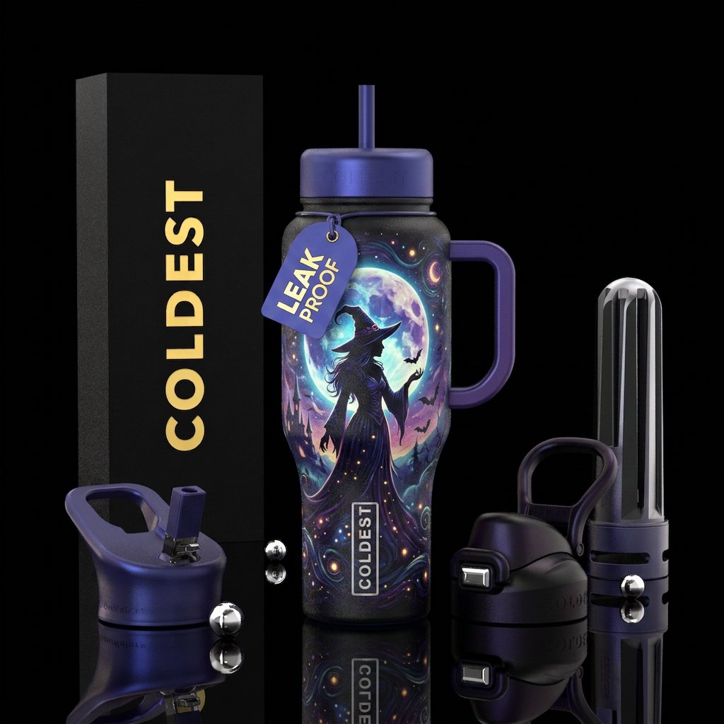 In a World Full of Princesses water bottle design