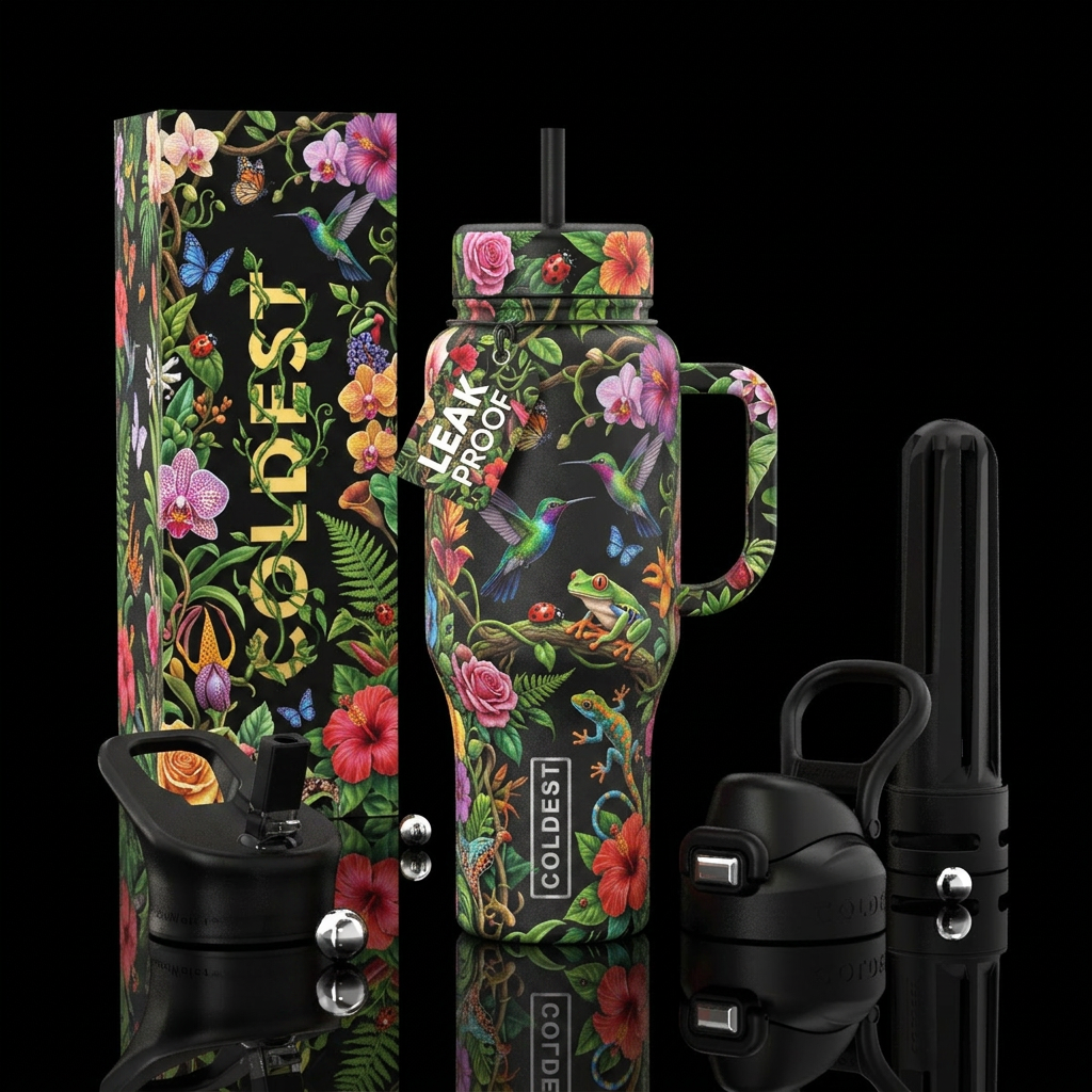Garden of life water bottle design