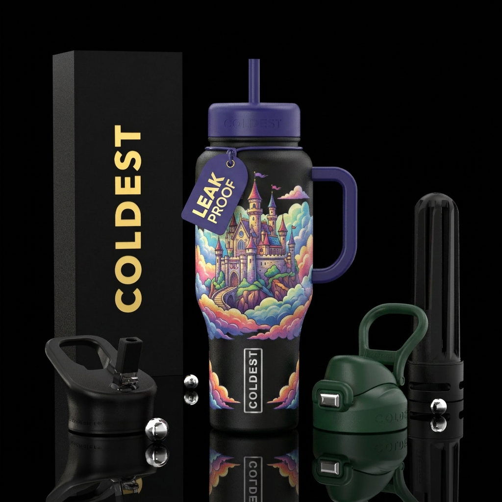 High coldie castle water bottle design