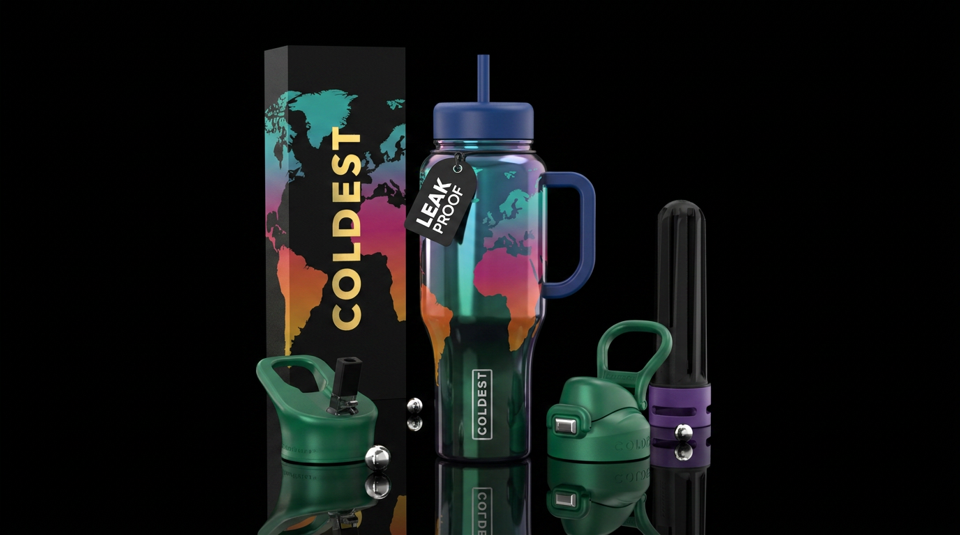 World's apart water bottle design