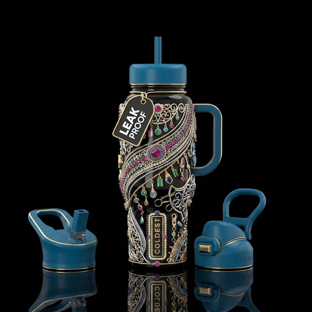 Jewelry making water bottle design