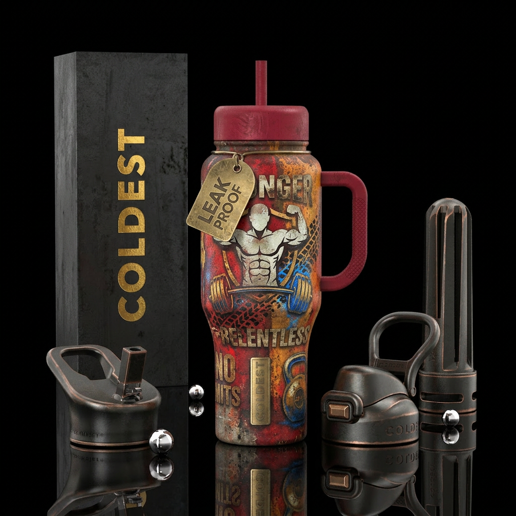 CrossFit, provocative texture water bottle design